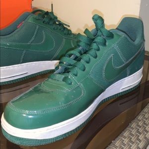 Nike Air Force 1 Green/Green Patent Leather